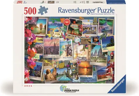 Ravensburger Puzzle: Schätze der Reisenden / 500 Teile / ab 12 Jahren 