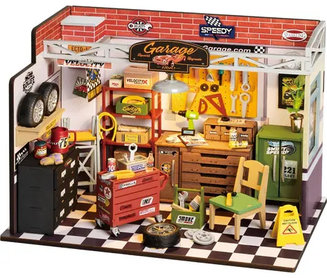 Robotime Miniaturhaus Garage