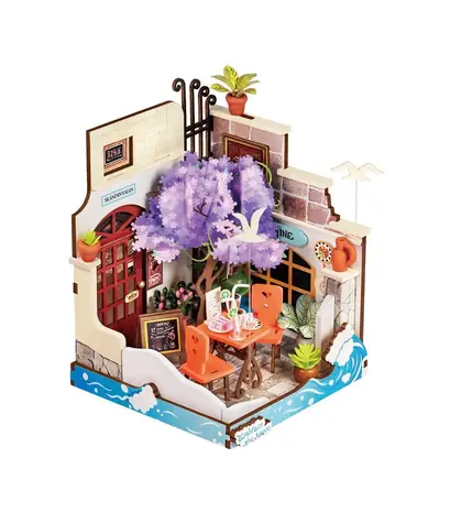 Robotime Miniaturhaus Restaurant Sea Holiday