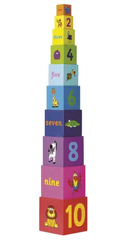 Tidlo Regenbogen-Bausteinturm / ab 18 Monaten