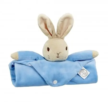 Regenbogen-Plüschdecke Peter Rabbit / 0+