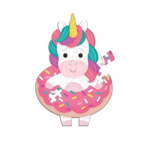 Mudpuppy Puzzle Buntes Einhorn mit Duft / 48 Teile / ab 4 Jahren