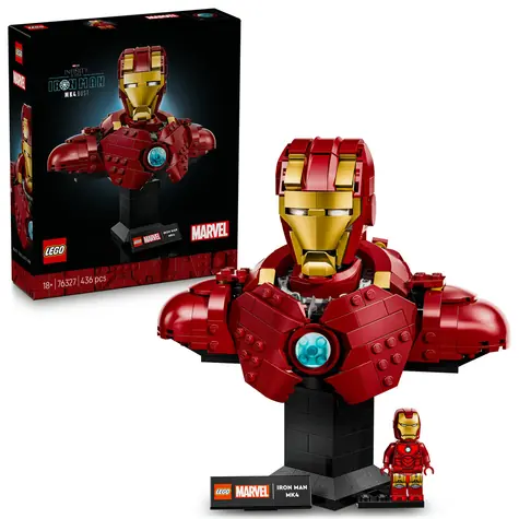 LEGO® MARVEL 76327 Iron Man MK4 Büste / Anzahl der Teile: 436 / ab 18 Jahren