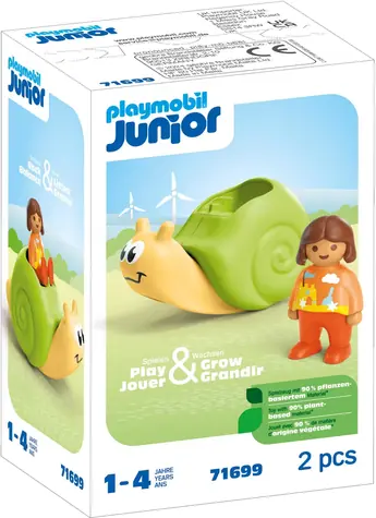 Playmobil® Junior 71699 Schaukelschnecke mit Rasselfunktion / Anzahl Teile: 2 / ab 1 Jahr