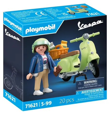 Playmobil® Lizenzfahrzeuge 71621 1969 Vespa 150 Sprint Veloce, hellgrün / Anzahl Teile: 20 / ab 5 Jahren