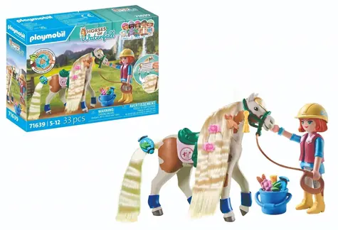 Playmobil® Horses of Waterfall 71639 Ellie & Pferd mit Crpe-Maker / Anzahl Teile: 33 / ab 5 Jahren