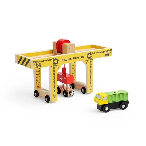 Bigjigs Rail Holzportalkran / ab 3 Jahren