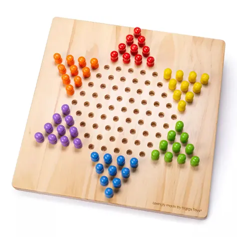 Bigjigs Toys Holzhalma / 2-6 Spieler / ab 3 Jahren