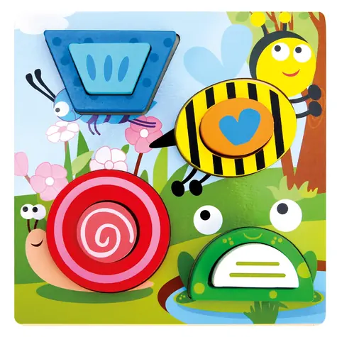 Bino 3D Puzzle Teich / 9 Teile / ab 3 Jahren