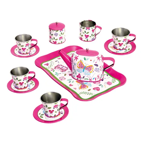 Bino Kinder-Teeservice rosa / ab 3 Jahren
