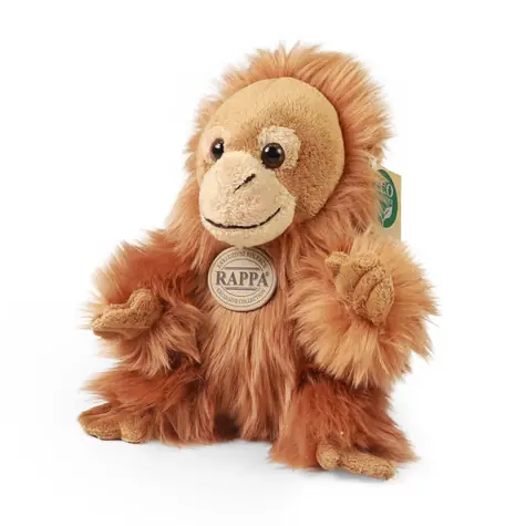Rappa Plüsch Orang-Utan 18 cm / UMWELTFREUNDLICH / ab 0 Jahren