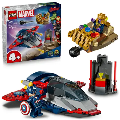 LEGO® MARVEL 76319 Captain America vs. Thanos / Anzahl der Teile: 107 / ab 4 Jahren