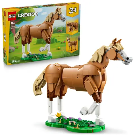 LEGO® Creator 3-in-1 Set 31166 Schönes Pferd / Anzahl der Teile: 685 / ab 9 Jahren