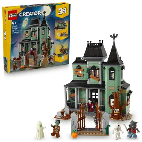 LEGO® Creator 3-in-1 Spukhaus 31167 / Anzahl der Teile: 736 / ab 9 Jahren