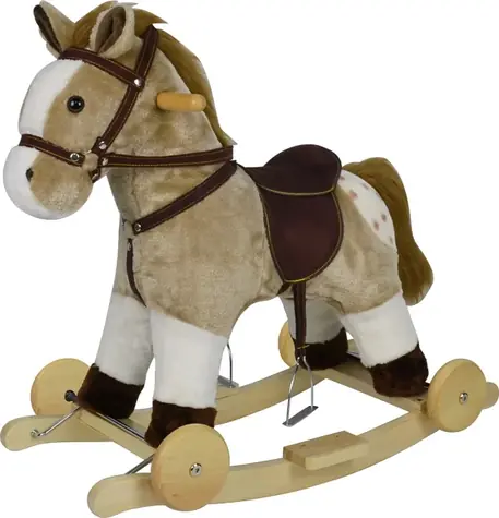 CHIPOLINO Schaukelpferd auf Rädern beige / ab 18 Monaten