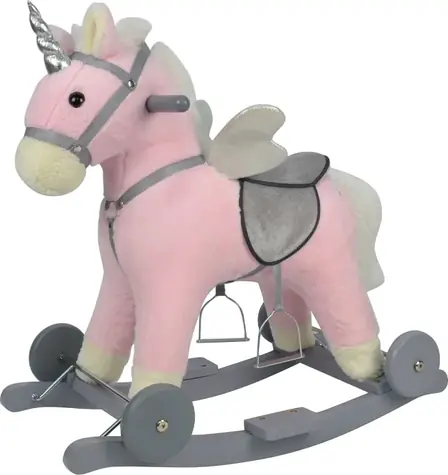 CHIPOLINO Schaukelpferd auf Rädern rosa / ab 18 Monaten