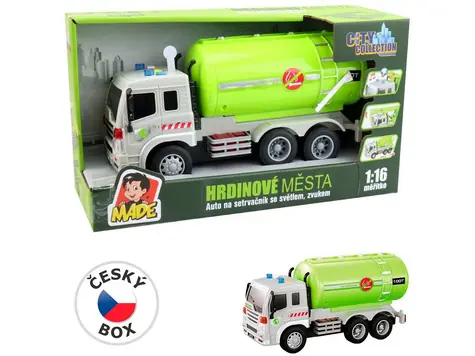 MaDe 14286 - Schwungradkesselwagen, mit Licht und Sound, batteriebetrieben, 26,5 x 10 x 13,5 cm