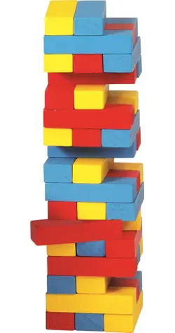 GOKI Balancespiel Jenga Tower aus Holz / ab 4 Jahren