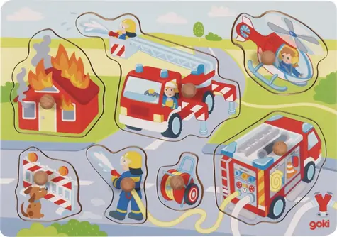 GOKI Holzeinlage Feuerwehr im Einsatz / ab 12 Monaten