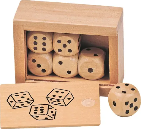 GOKI Holzwürfel in der Box (6 Stück) / ab 3 Jahren