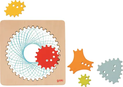 GOKI Holz-Spirograph / ab 4 Jahren
