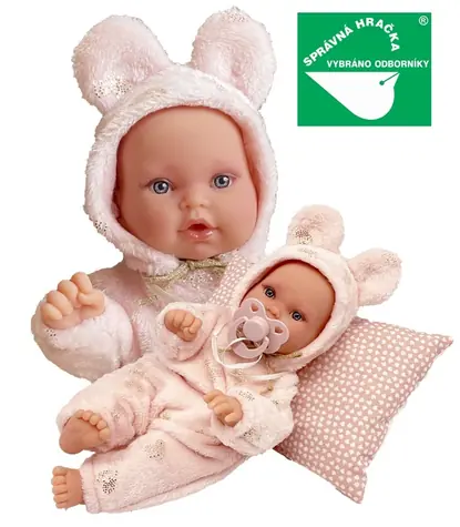 Antonio Juan 1136 KIKA - realistische Babypuppe mit spezieller Bewegungsfunktion und weichem Stoffkörper - 27 cm / ab 