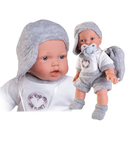 Antonio Juan 12321 PETIT - realistische Puppe mit Geräuschen und weichem Stoffkörper - 27 cm / ab 2 Jahren / 3x LR44