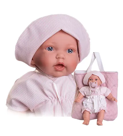 Antonio Juan 12322 PETIT - realistische Puppe mit Geräuschen und weichem Stoffkörper - 27 cm / ab 2 Jahren / 3x LR44