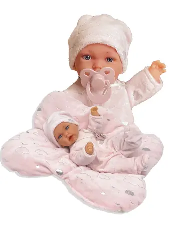 Antonio Juan 1235 PETIT - realistische Babypuppe mit spezieller Bewegungsfunktion - 27 cm 