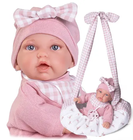 Antonio Juan 12441 PETIT - realistische Puppe mit weichem Stoffkörper - 27 cm / ab 2 Jahren