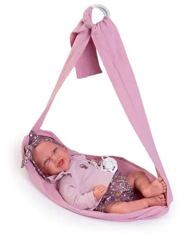 Antonio Juan 33352 CARLA - realistische Babypuppe mit weichem Stoffkörper - 42 cm / ab 3 Jahren