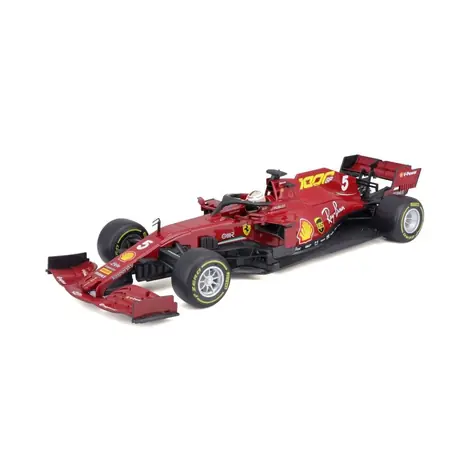 Bburago Ferrari Racing F1 2020 - GP der Toskana - SF1000 Nr. 5 Sebastian Vettel / Maßstab 1:18