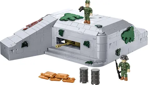 Cobi 3136 II WW Deutscher Bunker Regelbau 667, 1:35, 642 k, 2 f