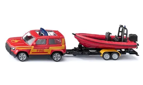 Siku Blister - Land Rover mit Boot