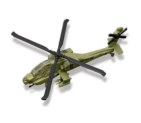 Maisto - Fresh Metal Tailwinds - Flugzeug, AH-64 Apache, grün, Blister