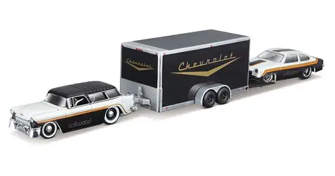 Maisto - Design Team Haulers, 1955 Chevrolet Nomad + 1971 Chevrolet Vega, 1:64