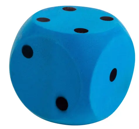 Androni Softwürfel blau / 10cm / ab 3 Jahren