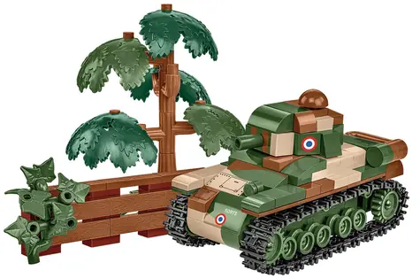 Cobi 2719 II WW Renault R-35, PL/FR 2 in 1 / 258 Würfel / 1:48 / ab 6 Jahren