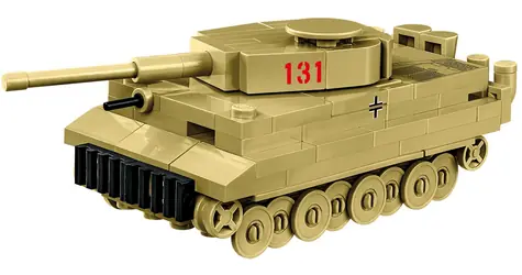 Cobi 3095 II WW Tiger I 131 / 144 Würfel / 1:72 / ab 6 Jahren