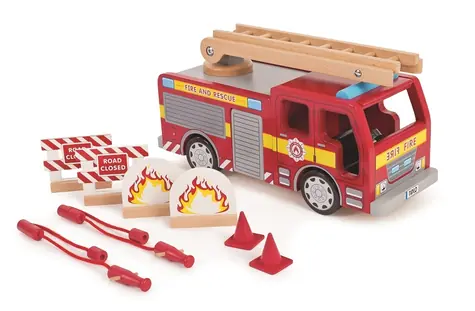Tidlo Holz-Feuerwehrauto