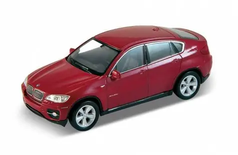 Welly - BMW X6 Modell 1:34 rot