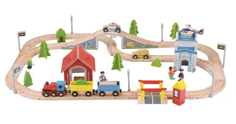 2Kids Toys Eisenbahnschienen 80 Teile