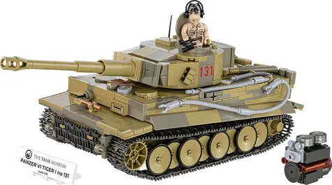 Cobi 3123 II WW Tiger Nr. 131 / 869 Würfel / 1 Figur / 1:35 / ab 10 Jahren