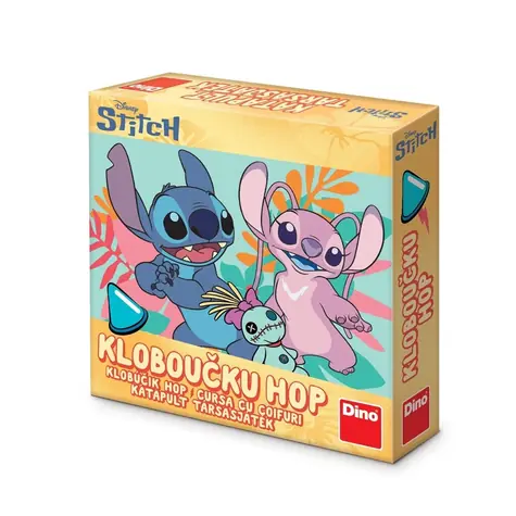 Dino Kinderspiel Huthüpfen Stitch und Angel / ab 4 Jahren / Spieldauer: 15 min
