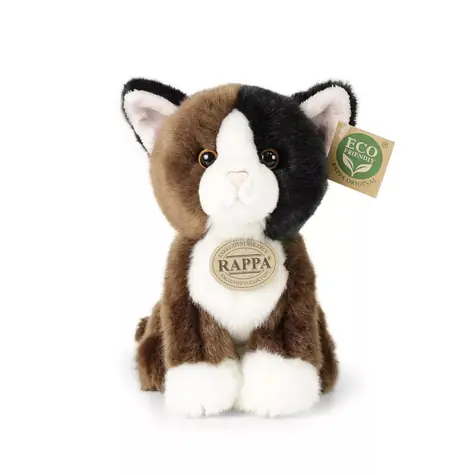 Rappa Plüschkatze dreifarbig 18 cm / UMWELTFREUNDLICH / ab 0 Jahren