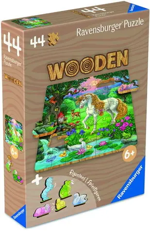 Ravensburger Holzpuzzle Einhorn / 44 Teile / ab 6 Jahren