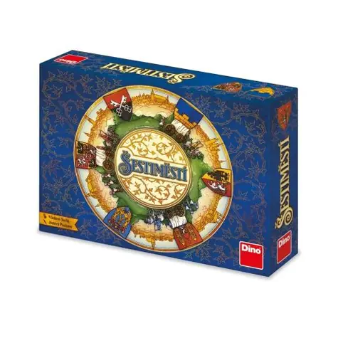 Dino -Strategiespiel Šestiměstí CZ/SK / ab 12 Jahren / Spieldauer: 90 Minuten / 2-6 Spieler