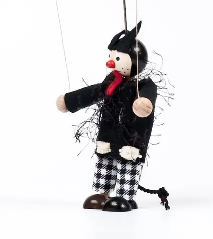 Gerlich Holzpuppe Teufel Bruno