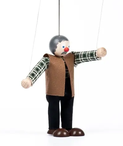 Gerlich Holzpuppe Opa Lojza