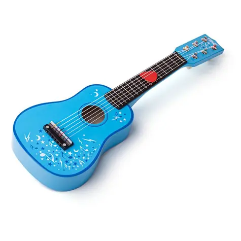 Tidlo Holzgitarre Sternblau